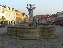 Barokní kašna na Masarykově náměstí..JPG