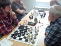 Jedinou půlku v zápasu ŠO TP Habrovany B-ŠK DDM Slavkov uhrál Miloš Pluskal s Vítem Vykoukalem.jpg