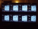 Na velké obrazovce jsme mohli sledovat on-line přenos z 8 šachovnic..jpg